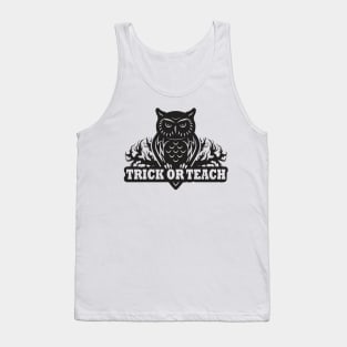 owl trick or teach Tank Top